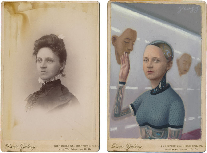 This Artist Turns Vintage Portraits Into Heroes Of Pop Culture