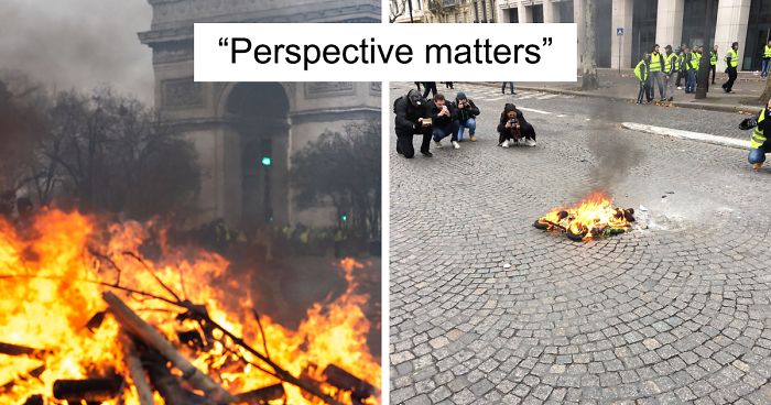 Someone Shows How Paris Protest Fire ‘Actually Looked’, Gets Shut Down With Facts