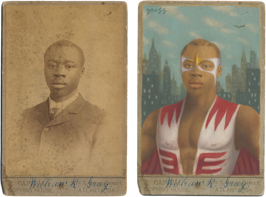 This Artist Turns Vintage Portraits Into Heroes Of Pop Culture