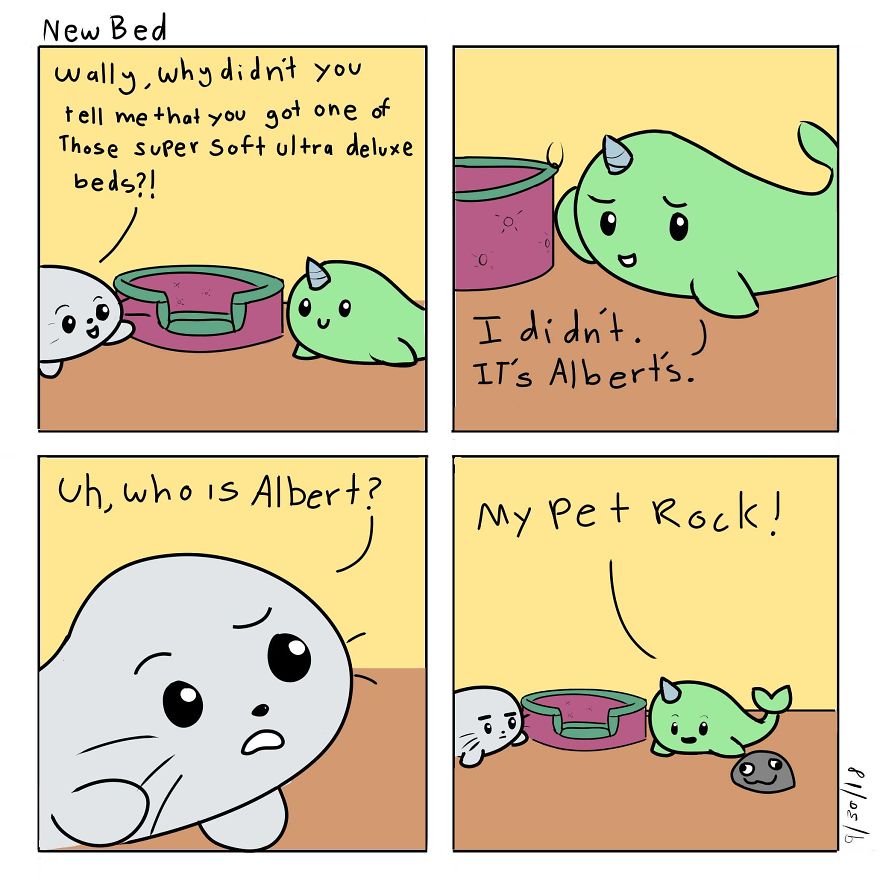 The World Sucks, So I Make Cute Comics About My Baby Harp Seal Plushy To Make It A Bit Better.