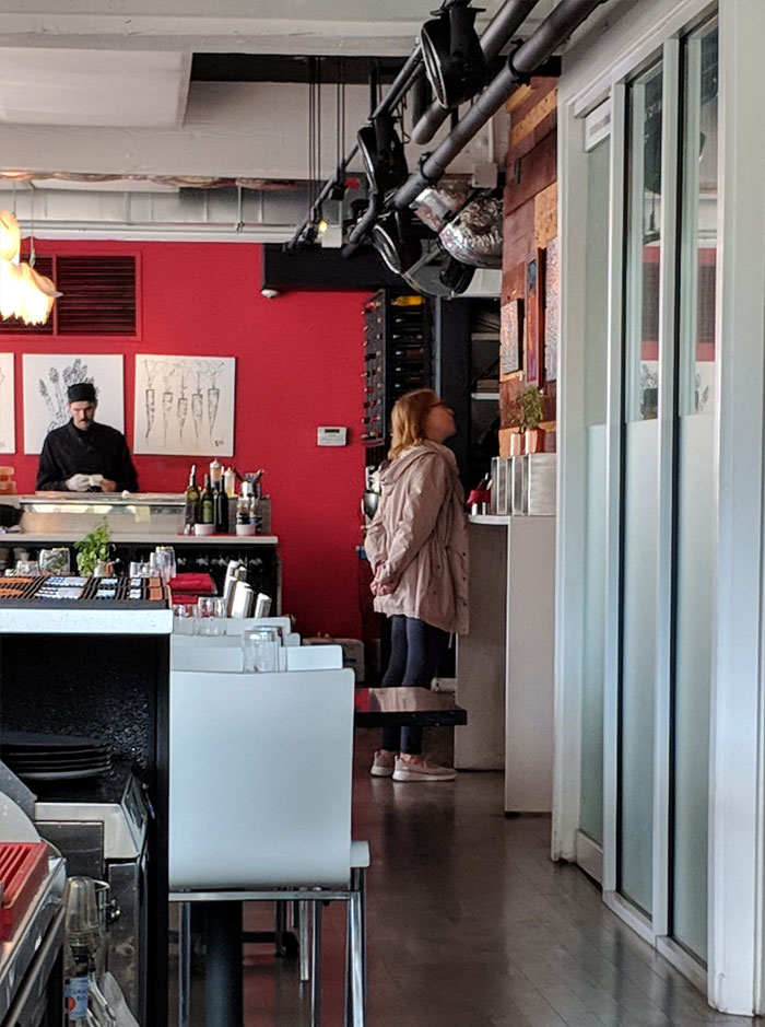 I Hung Up My Art At A Restaurant At Pike Place Market Last Weekend, A Step Up From The Cafes I've Been In The Past