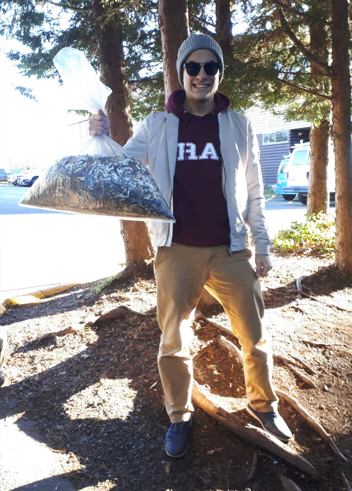 I Led A Cigarette Clean Up At College Yesterday