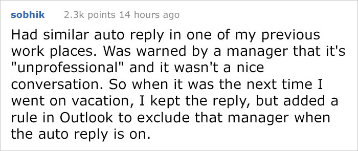 Guy Emails A Coworker Who’s On Vacation, Gets A Hilarious Auto-Response