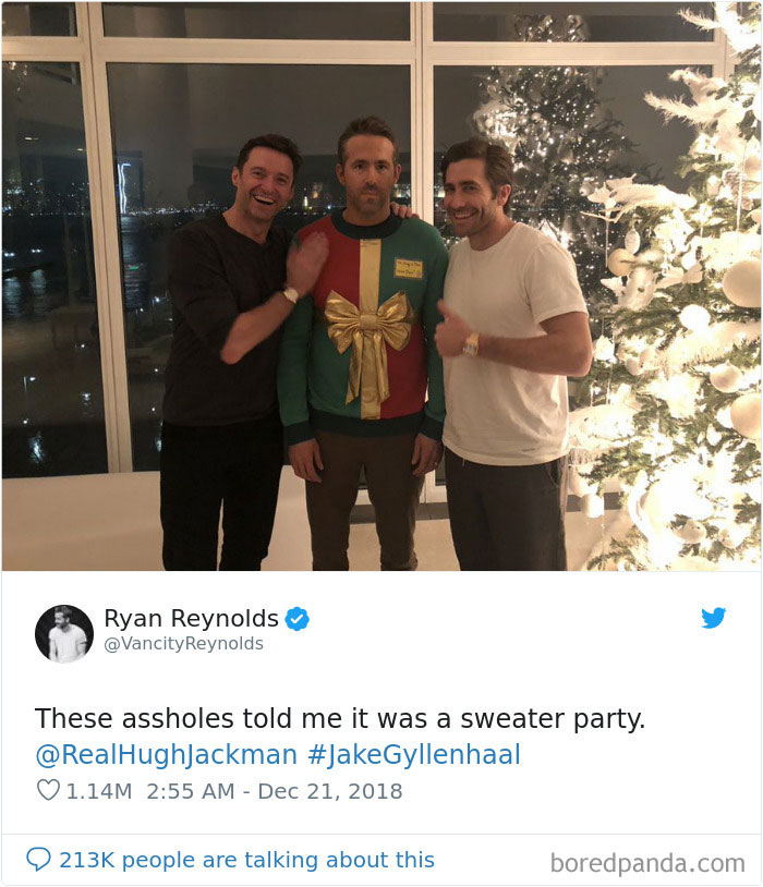 These A**holes Told Me It Was A Sweater Party