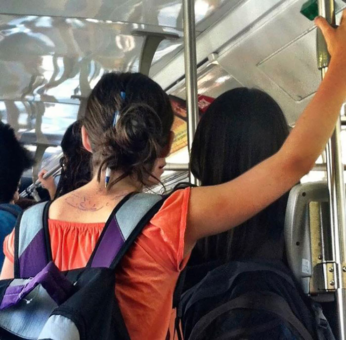 At Least It Didn’t Get On Her Shirt