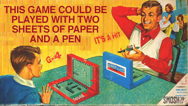 This Game Could Be Played With Two Sheets Of Paper And A Pen