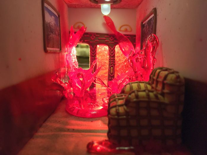 This Family Takes Gingerbread House Building To The Next Level, Destroys Them With An Axe Or Baseball Bat