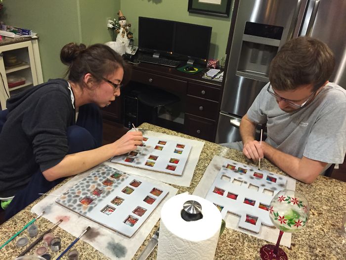 This Family Takes Gingerbread House Building To The Next Level, Destroys Them With An Axe Or Baseball Bat