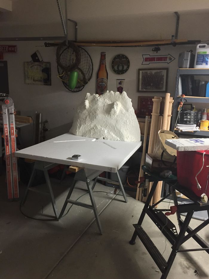 This Family Takes Gingerbread House Building To The Next Level, Destroys Them With An Axe Or Baseball Bat