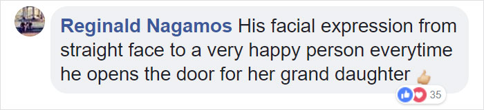 The Way This 87 Y/O Grandpa Reacts Every Time His Granddaughter Comes To Visit Him Goes Viral The Way This 87 Y/O Grandpa Reacts Every Time His Granddaughter Comes To Visit Him Goes Viral