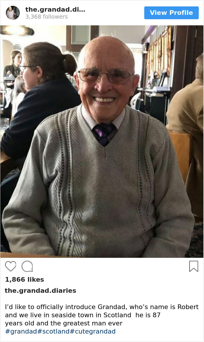 The Way This 87 Y/O Grandpa Reacts Every Time His Granddaughter Comes To Visit Him Goes Viral The Way This 87 Y/O Grandpa Reacts Every Time His Granddaughter Comes To Visit Him Goes Viral