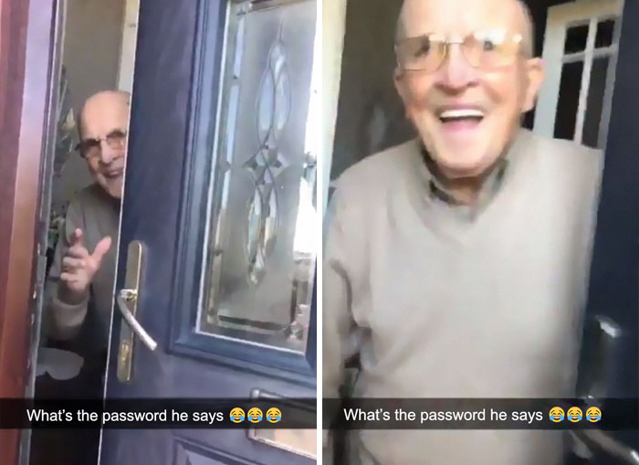 The Way This 87 Y/O Grandpa Reacts Every Time His Granddaughter Comes To Visit Him Goes Viral The Way This 87 Y/O Grandpa Reacts Every Time His Granddaughter Comes To Visit Him Goes Viral