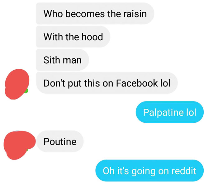 Guy Shares A Hilarious Chat With His Girlfriend Who's Watching Star Wars For The First Time Guy Shares A Hilarious Chat With His Girlfriend Who's Watching Star Wars For The First Time