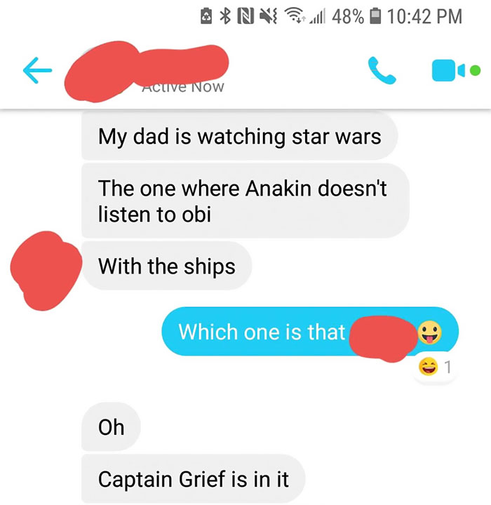 Guy Shares A Hilarious Chat With His Girlfriend Who's Watching Star Wars For The First Time Guy Shares A Hilarious Chat With His Girlfriend Who's Watching Star Wars For The First Time