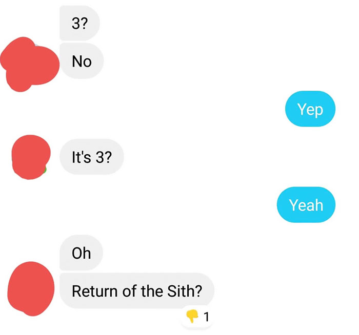 Guy Shares A Hilarious Chat With His Girlfriend Who's Watching Star Wars For The First Time Guy Shares A Hilarious Chat With His Girlfriend Who's Watching Star Wars For The First Time