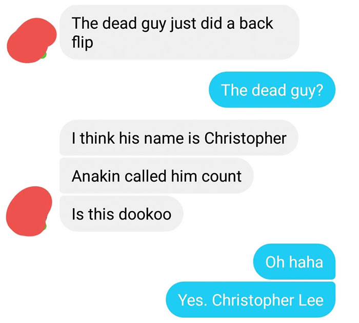 Guy Shares A Hilarious Chat With His Girlfriend Who's Watching Star Wars For The First Time Guy Shares A Hilarious Chat With His Girlfriend Who's Watching Star Wars For The First Time