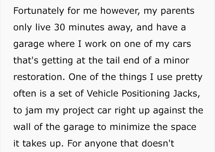 Stranger Kept Blocking This Guy's Parking Space With His Car, So He Used His Mechanic Skills To Hide It