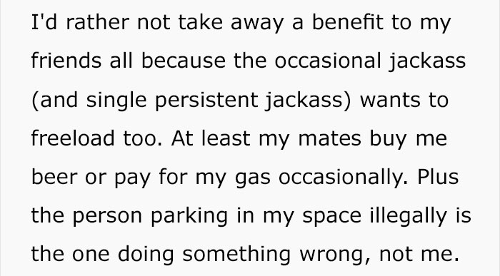 Stranger Kept Blocking This Guy's Parking Space With His Car, So He Used His Mechanic Skills To Hide It