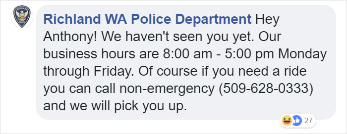 Police Release A 'Wanted' Post On Facebook, The Guy Himself Responds And They Have A Hilarious Conversation