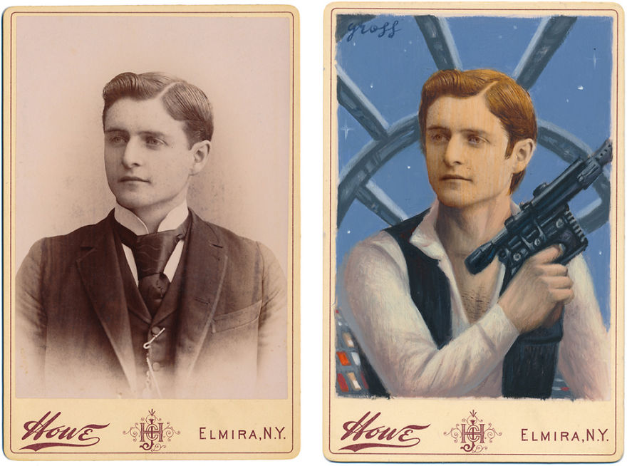 This Artist Turns Vintage Portraits Into Heroes Of Pop Culture