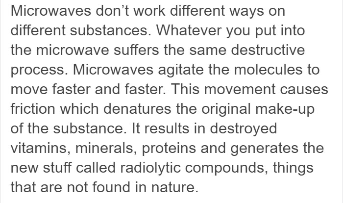 Someone 'Proves' Microwaves Are Very Dangerous, All Their 'Facts' Get Debunked One By One Someone 'Proves' Microwaves Are Very Dangerous, All Their 'Facts' Get Debunked One By One