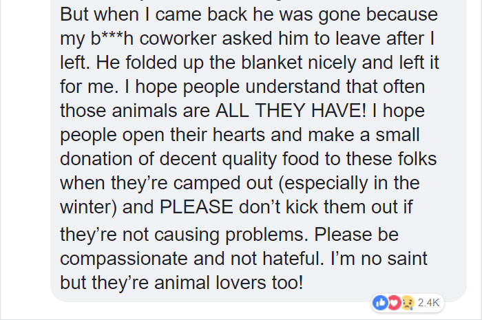 Homeless Man Goes To The Hospital, Staff Soon Realize That He's Not Alone Homeless Man Goes To The Hospital, Staff Soon Realize That He's Not Alone