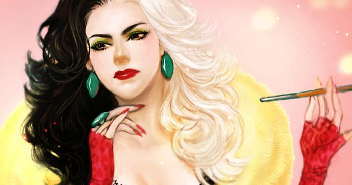 Artist Shows How Disney Villains Would Look If They Were The Main Characters