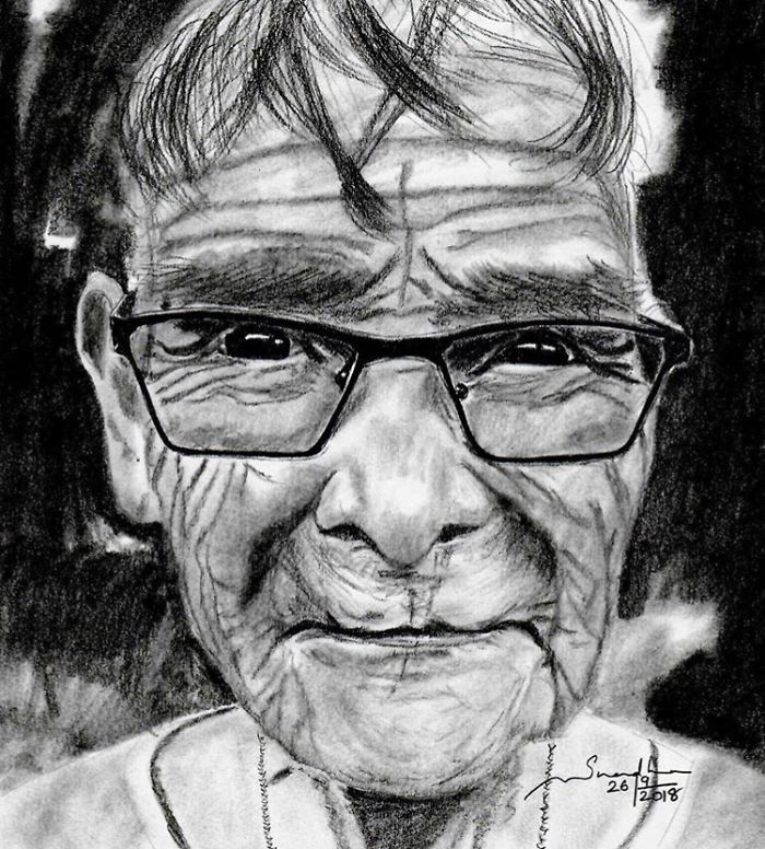 All Of My Sketches Are Done In A4 Drawing Sheet