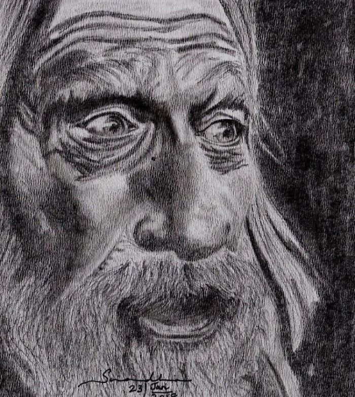 All Of My Sketches Are Done In A4 Drawing Sheet