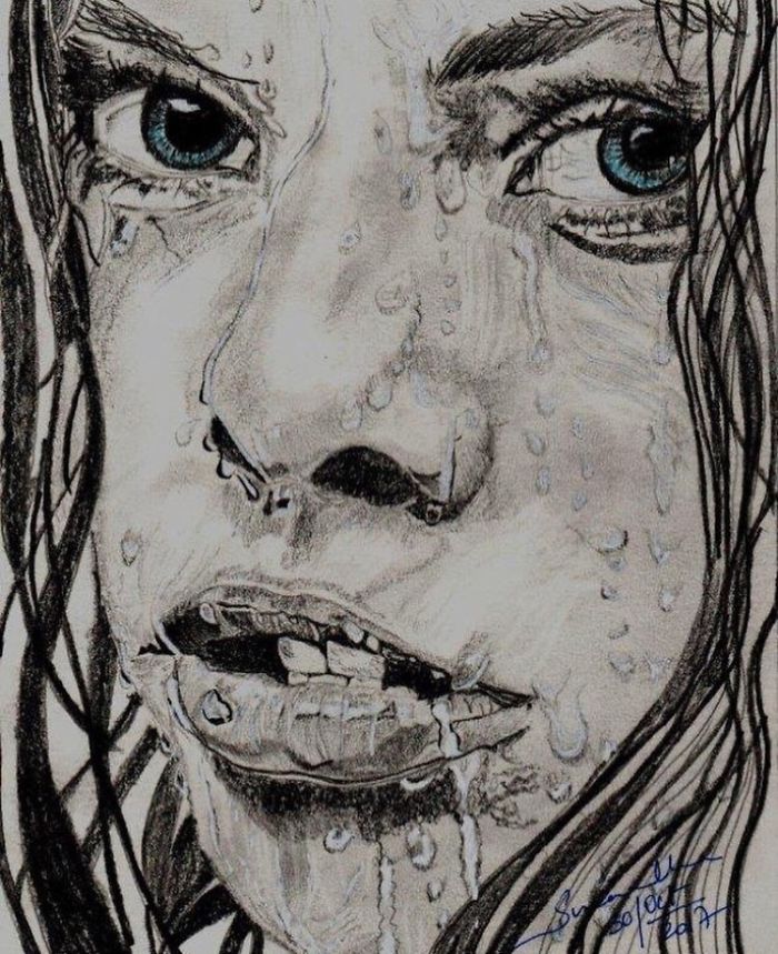 All Of My Sketches Are Done In A4 Drawing Sheet