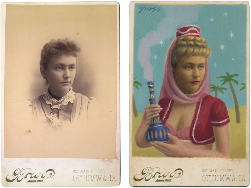 This Artist Turns Vintage Portraits Into Heroes Of Pop Culture