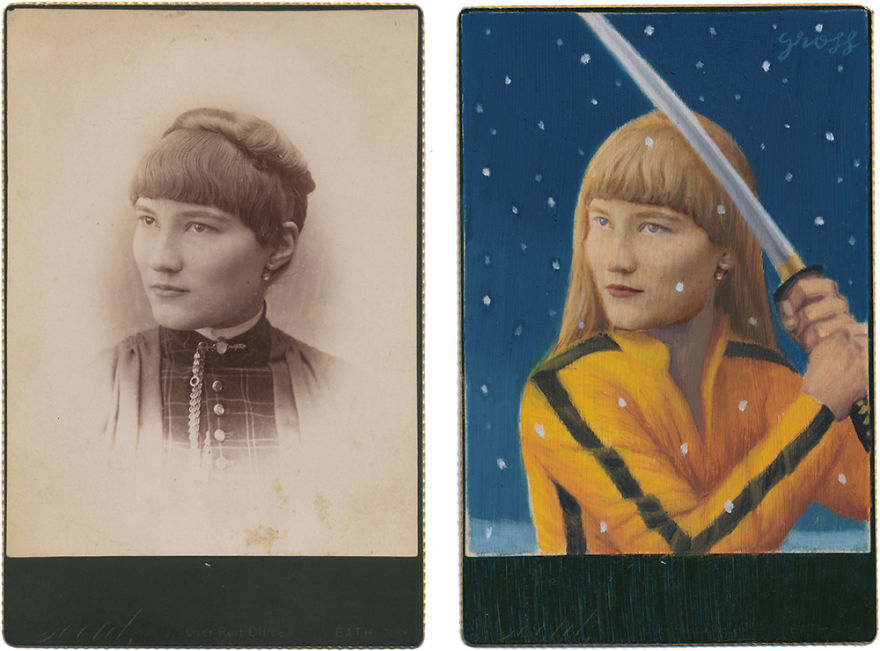 This Artist Turns Vintage Portraits Into Heroes Of Pop Culture