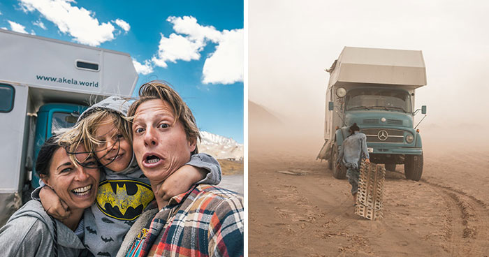 We Sold Everything And Moved Into An Old Truck To Travel And Show Our 4-Year-Old Son The Beauty Of Our Planet