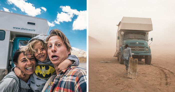 We Sold Everything And Moved Into An Old Truck To Travel And Show Our 4-Year-Old Son The Beauty Of Our Planet