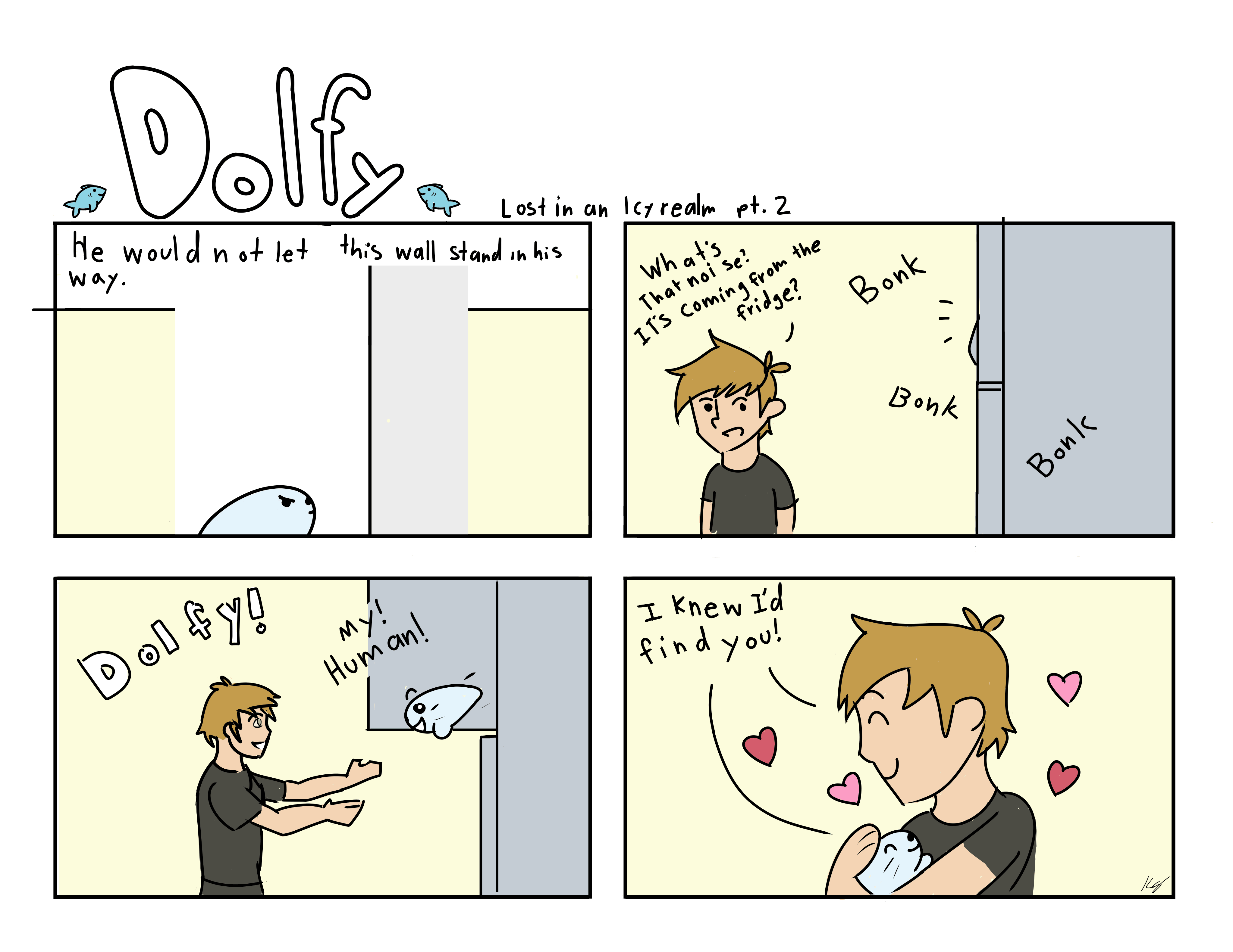 The World Sucks, So I Make Cute Comics About My Baby Harp Seal Plushy To Make It A Bit Better.