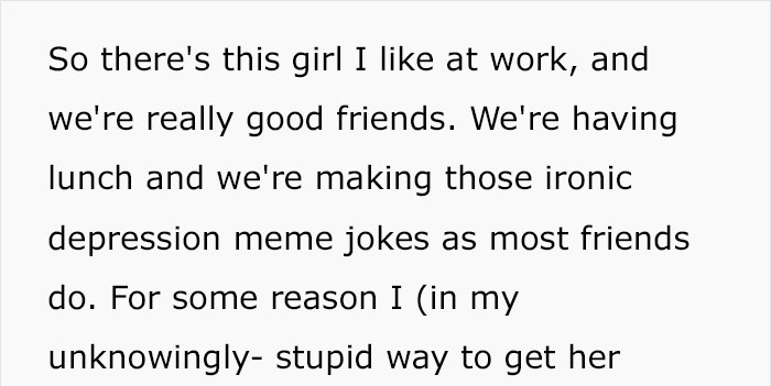 Guy Tells A Joke, Ends Up Sending His Crush To Hospital And Almost Losing His Job