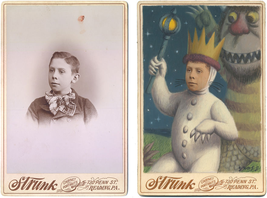 This Artist Turns Vintage Portraits Into Heroes Of Pop Culture