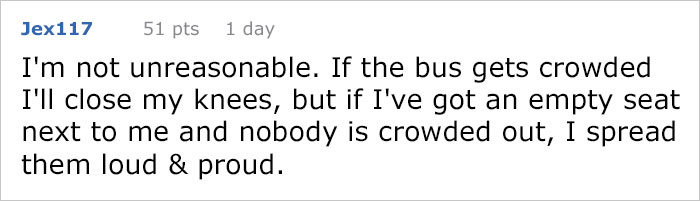 Guy Calls Out Anti-Manspreading Campaigns For Being Hypocritical