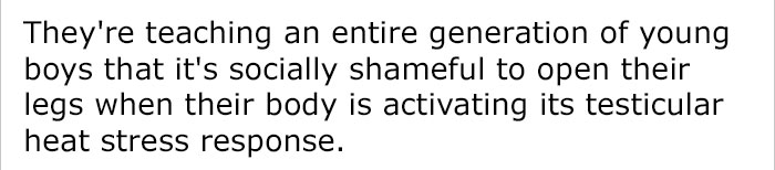 Guy Calls Out Anti-Manspreading Campaigns For Being Hypocritical