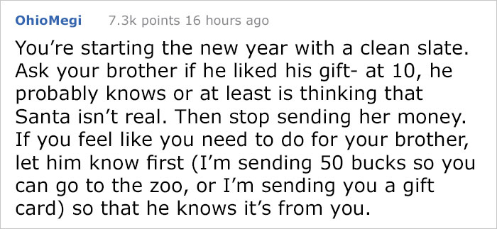 This Guy Bought A $300 Gift For His Brother, But His Mother Brushed It Off As A Gift From Santa And Asked For More Money This Guy Bought A $300 Gift For His Brother, But His Mother Brushed It Off As A Gift From Santa And Asked For More Money