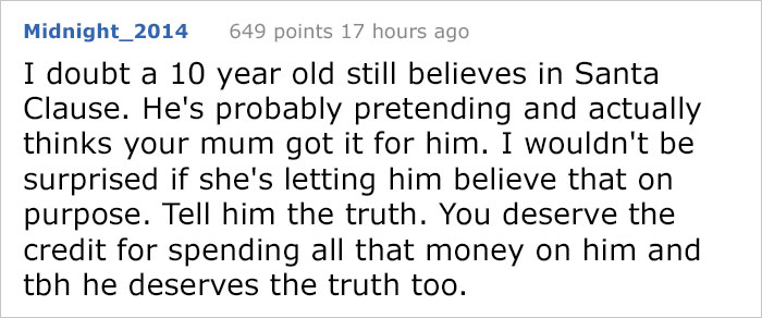 This Guy Bought A $300 Gift For His Brother, But His Mother Brushed It Off As A Gift From Santa And Asked For More Money This Guy Bought A $300 Gift For His Brother, But His Mother Brushed It Off As A Gift From Santa And Asked For More Money