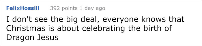 Neighbors Are Saying This Woman's Christmas Dragon Decorations Are Inappropriate, So She 'Fixes' It