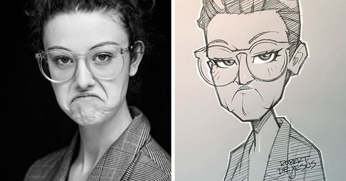 Illustrator Turns People And Their Pets Into Cartoon Characters (New Pics)