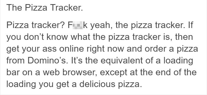 Guy Shares The Story Of How Domino's Pizza Tracker Saved Him From His Violent Ex-Girlfriend Guy Shares The Story Of How Domino's Pizza Tracker Saved Him From His Violent Ex-Girlfriend