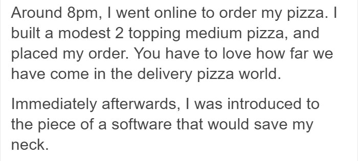 Guy Shares The Story Of How Domino's Pizza Tracker Saved Him From His Violent Ex-Girlfriend Guy Shares The Story Of How Domino's Pizza Tracker Saved Him From His Violent Ex-Girlfriend