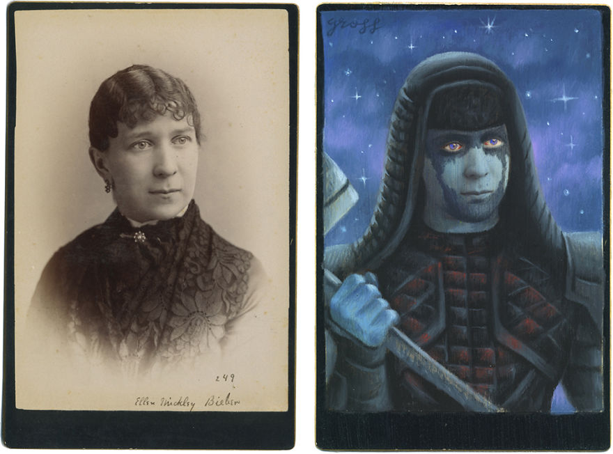 This Artist Turns Vintage Portraits Into Heroes Of Pop Culture