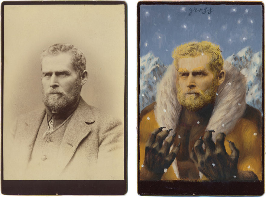 This Artist Turns Vintage Portraits Into Heroes Of Pop Culture