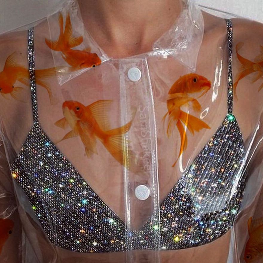 Pakistani 'Dentist' Tired Of Her Job Starts Putting Glitters And Diamonds On Every Image And The Results Are Magical ( 10+ Images )