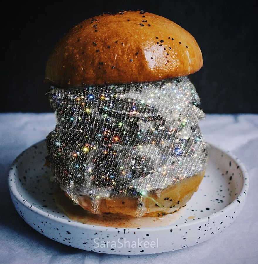 Pakistani 'Dentist' Tired Of Her Job Starts Putting Glitters And Diamonds On Every Image And The Results Are Magical ( 10+ Images )