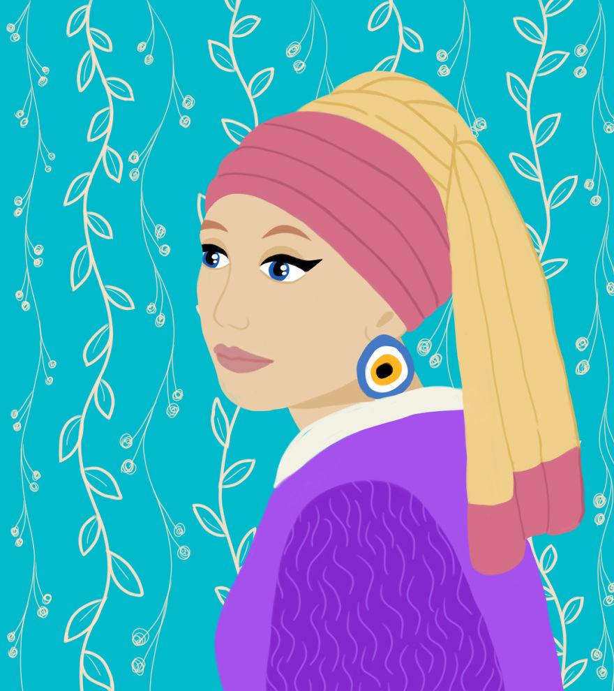 “Girl With A Pearl Earring” By Johannes Vermeer